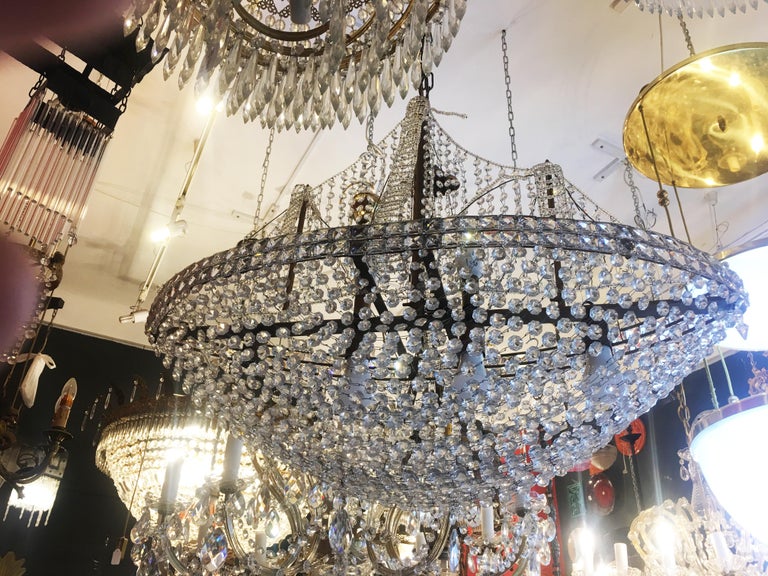 Crystal Pirate Ship Chandelier Italy 1950 For At 1stdibs Crystal Pirate Ship Chandelier Italy, Pirate Ship Light Fixture