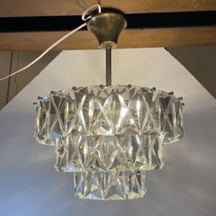 Crystal Prism Chandelier by Kinkeldey, 1970s