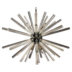 Kristall-Prismen-Sputnik-Kronleuchter, 50 Prismen