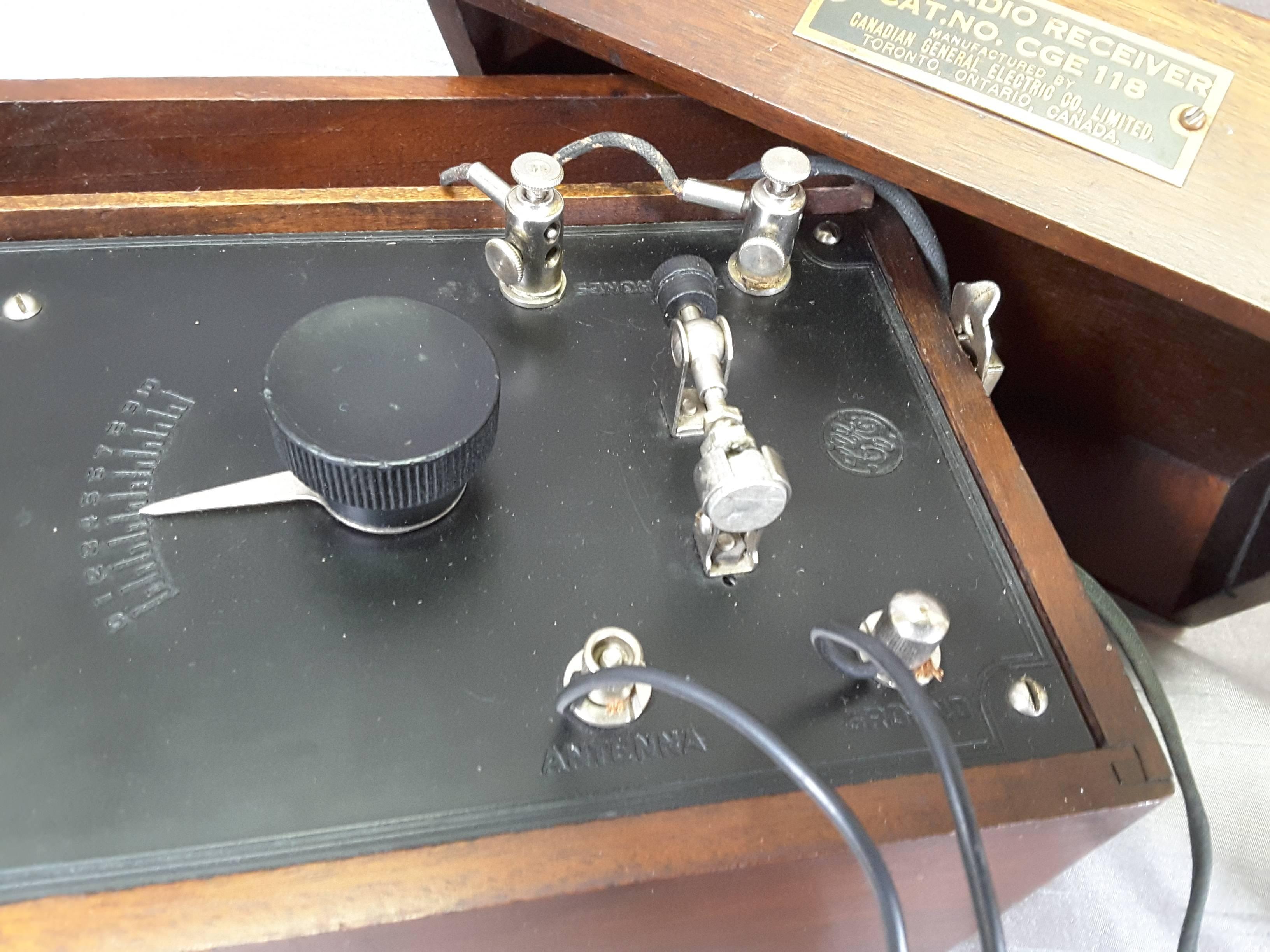 Crystal Radio Receiver by CGE. Co. Ltd., Circa 1929-1935 3