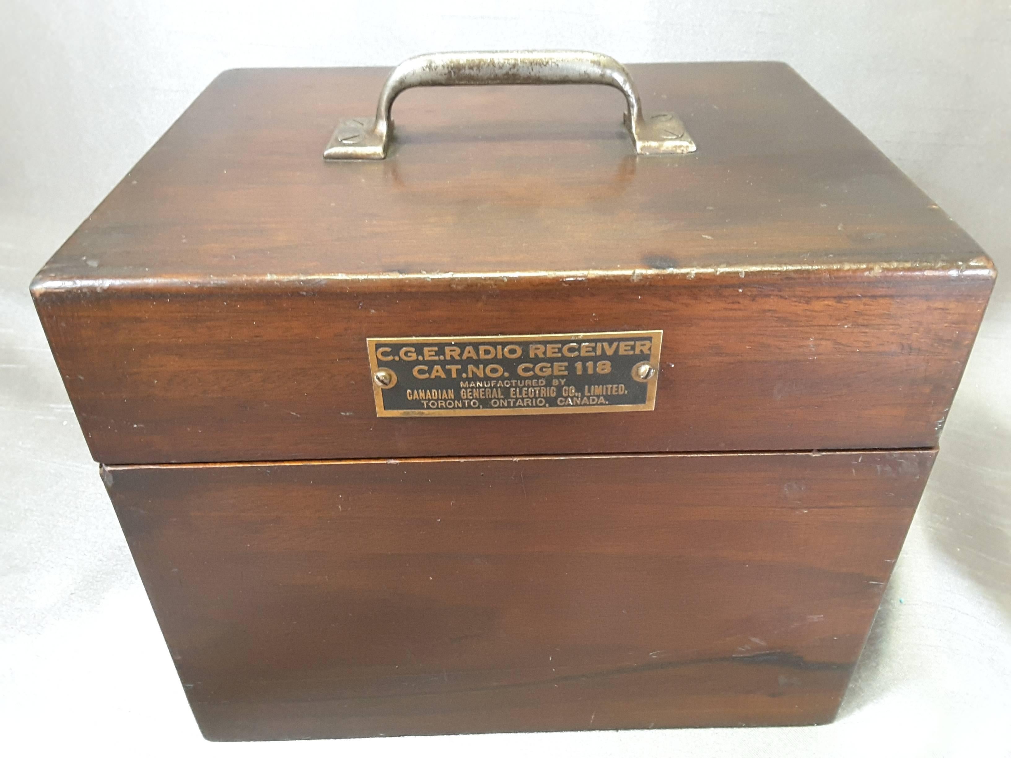 Crystal Radio Receiver by CGE. Co. Ltd., Circa 1929-1935 4