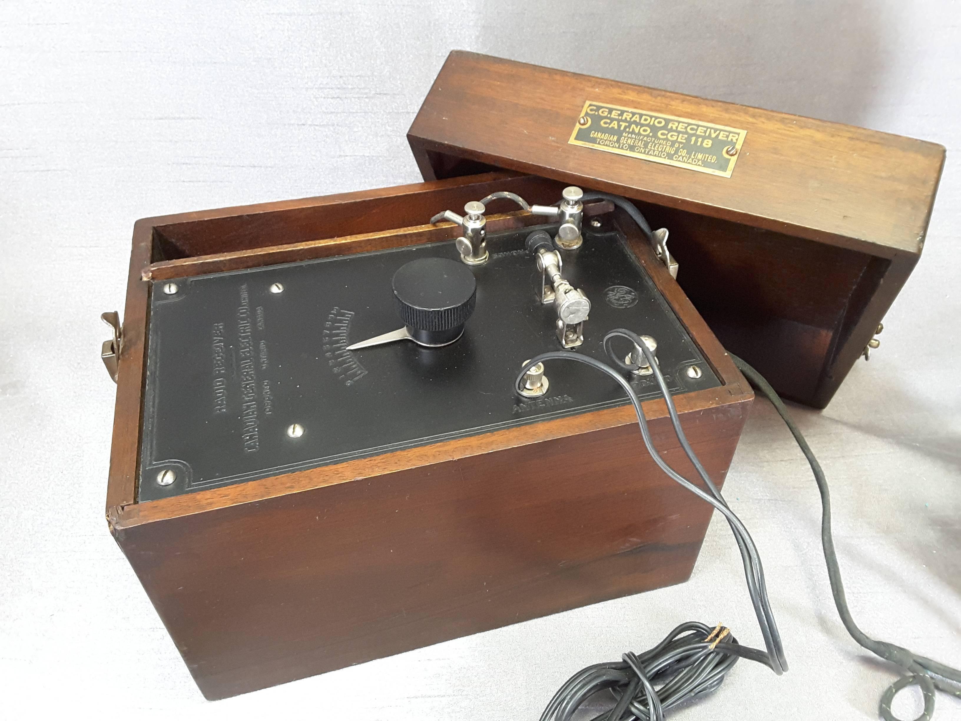 Crystal Radio Receiver by CGE. Co. Ltd., Circa 1929-1935 1