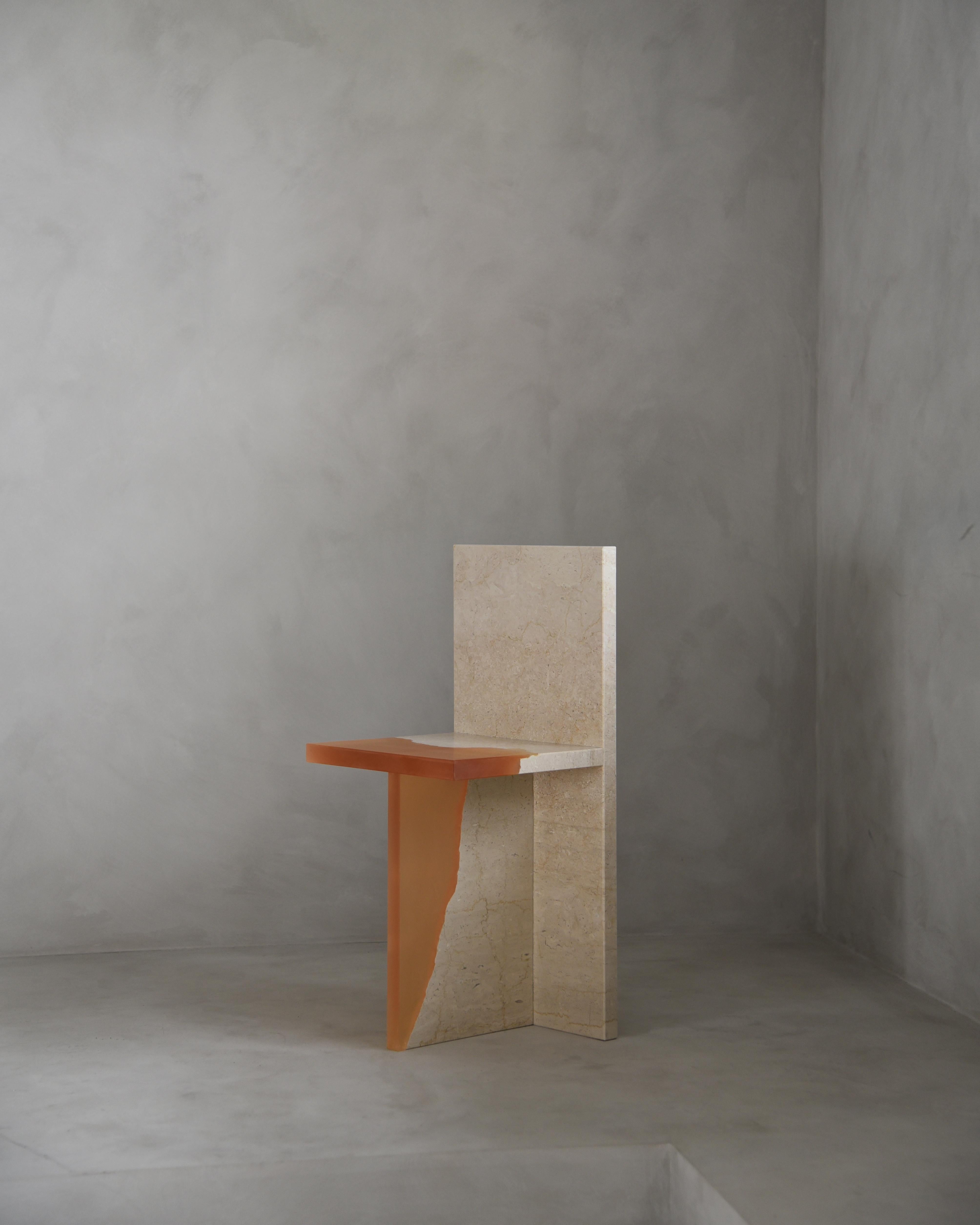 Crystal Resin and Marble, Fragment Chair, Jang Hea Kyoung 2