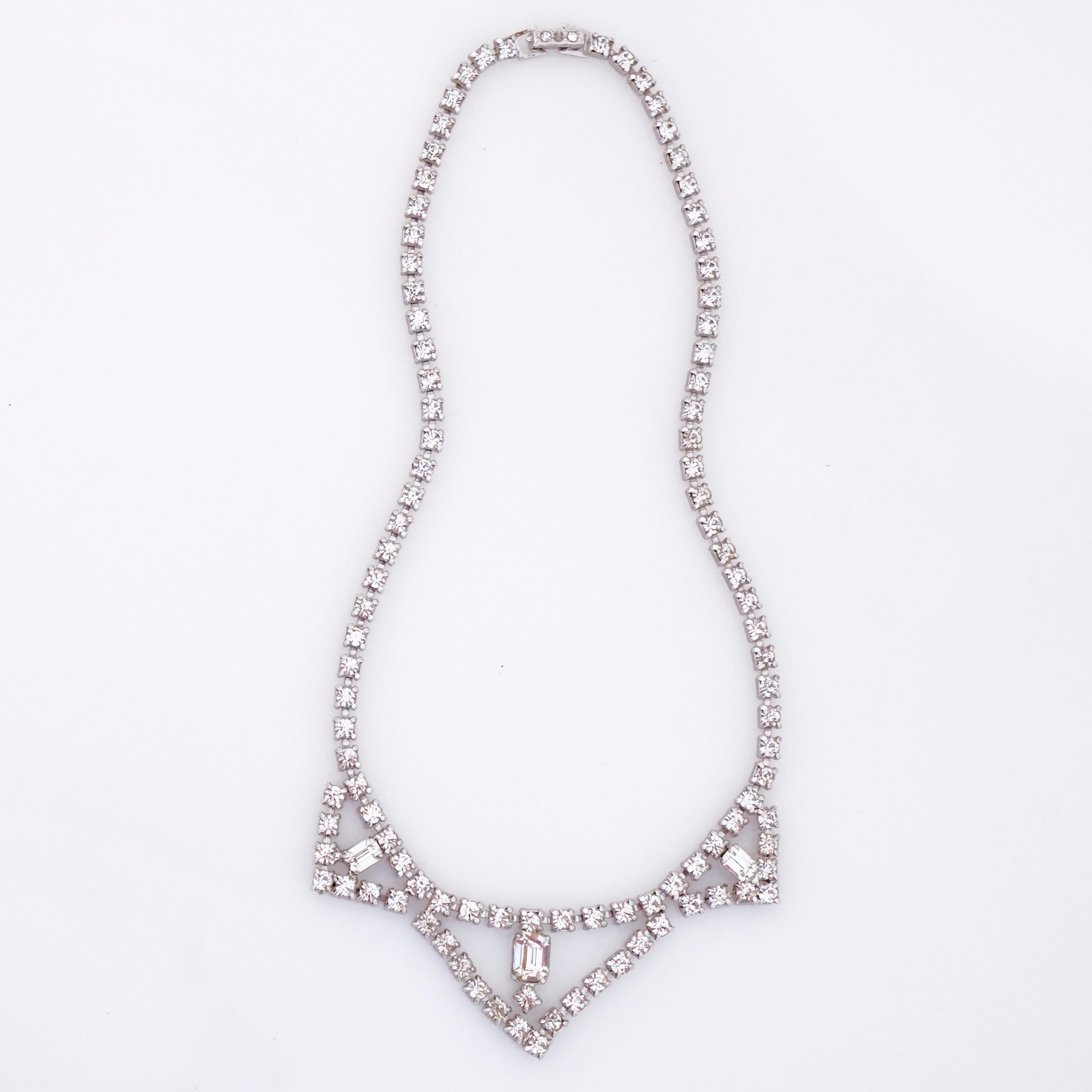 1950s crystal necklace