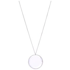 Crystal Round Chain Pendant