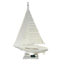 Crystal Sailboat by J G Durand, France