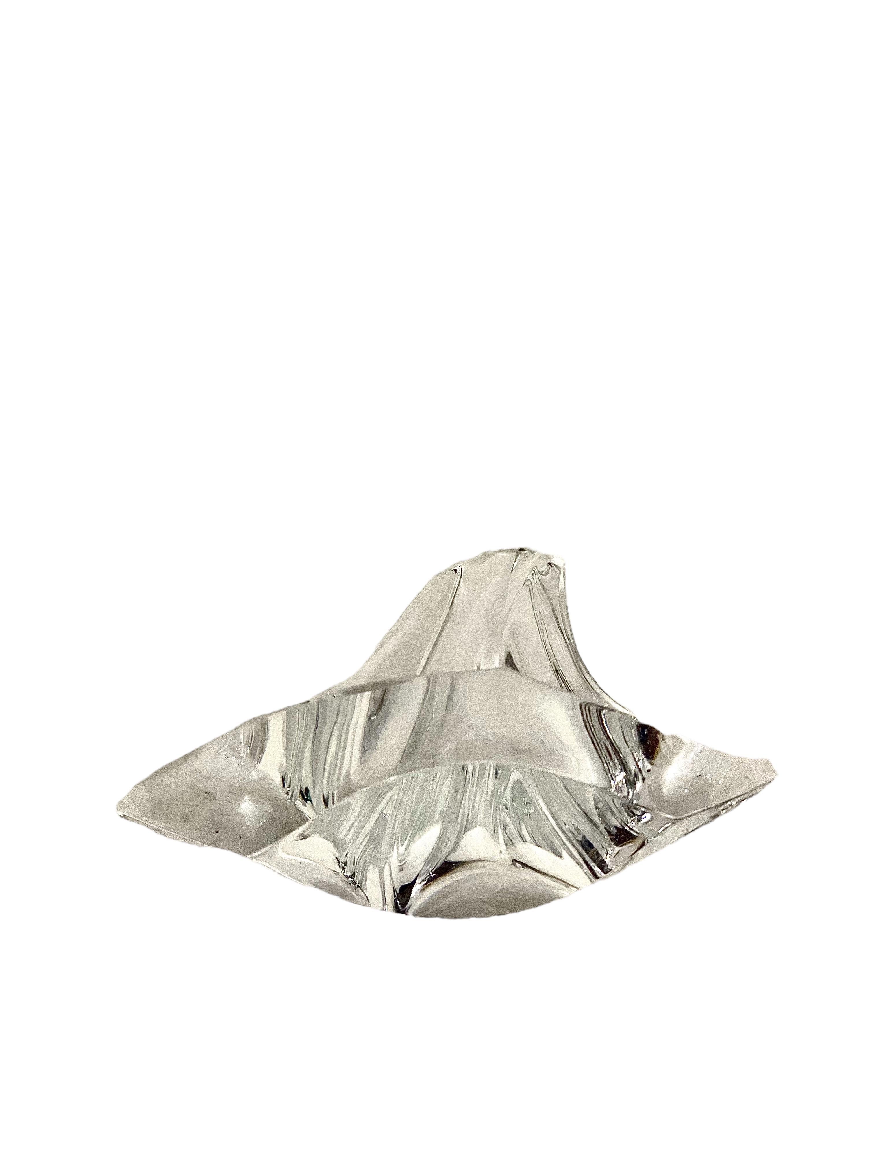 Ornement de voilier en cristal de DAUM France Bon état - En vente à LA CIOTAT, FR