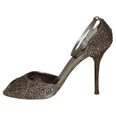 Le Silla Crystal Sandal size 38 1/2