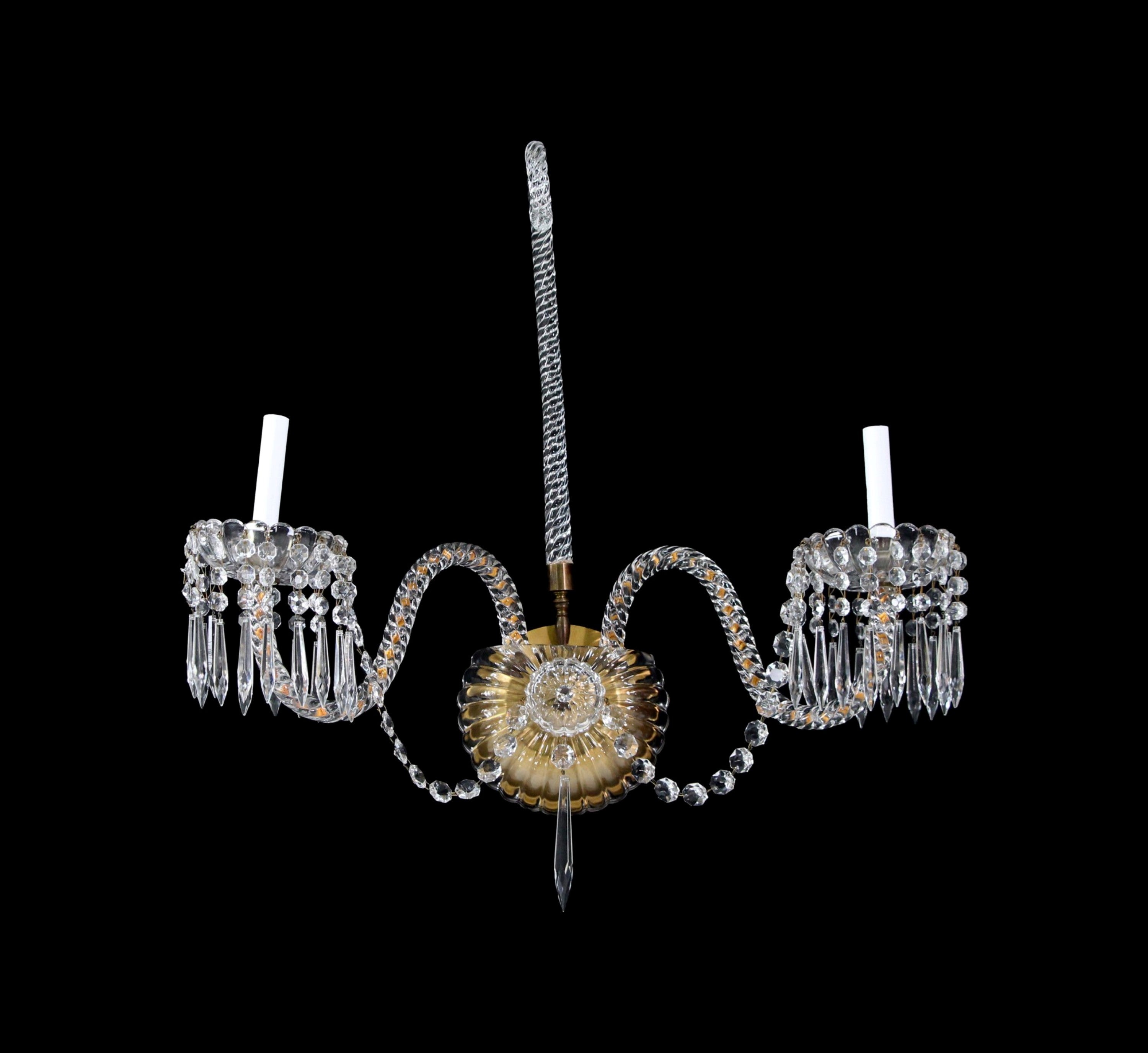 Crystal Sconce Hotel Pennsylvania, NYC Quantity Available
