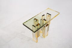 Crystal Series Console Table 02 in Acrylic