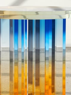 Crystal Series, Gold Blue Acrylic Custom for Genesis, Made in South Korea