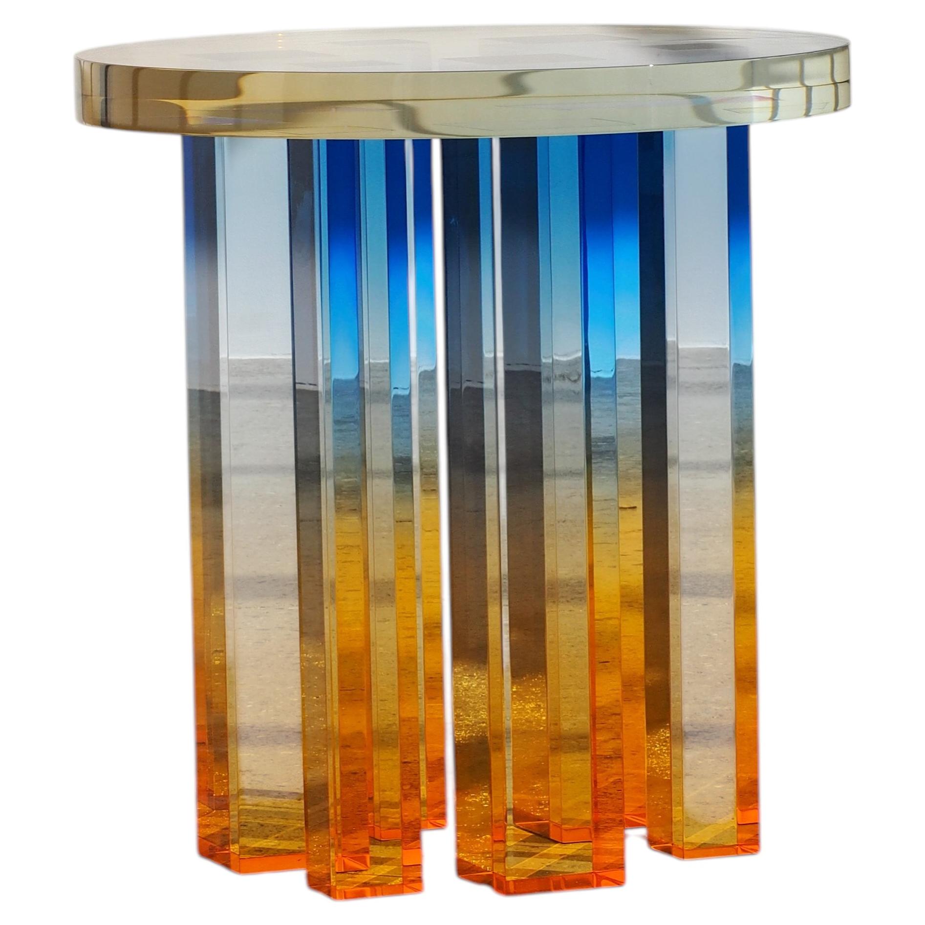 Crystal Series, Gold Blue Acrylic Custom for Genesis, Made in South Korea For Sale