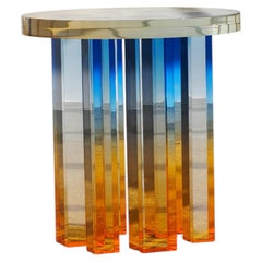 Crystal Series, Gold Blue Acrylic Custom for Genesis, Made in South Korea