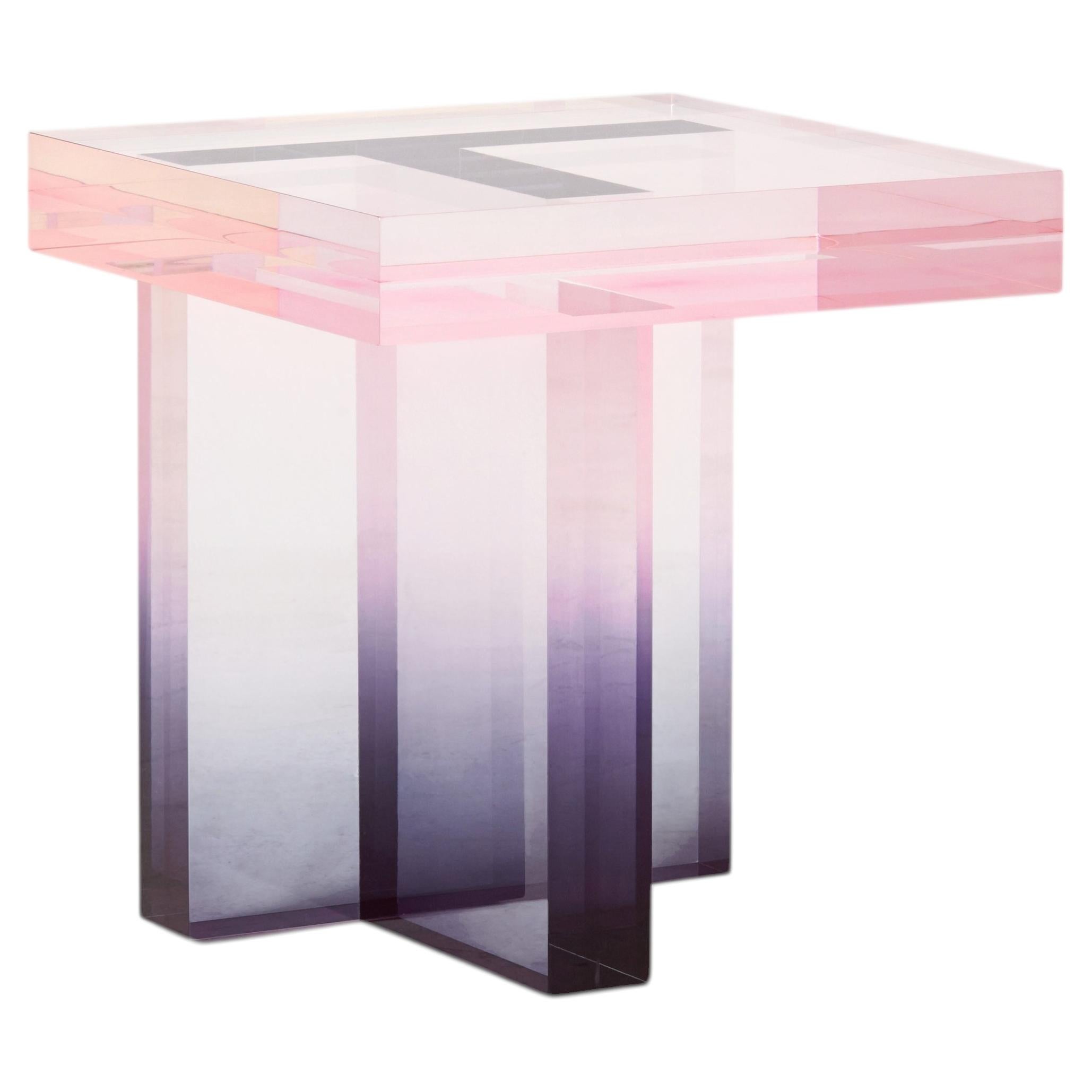 Crystal Series Gradient, Acrylic Table I , Made in South Korea