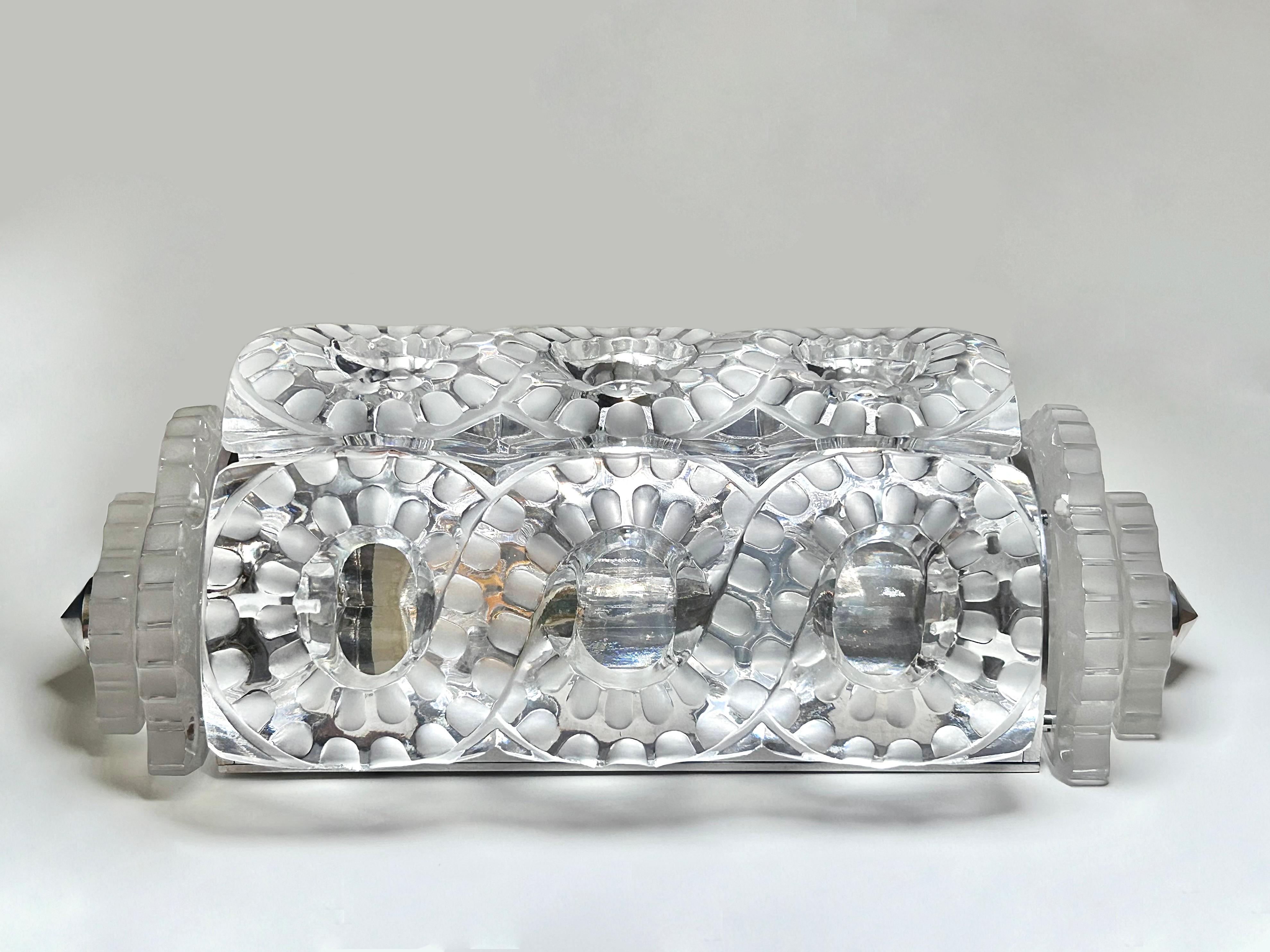 Français Applique Séville de Lalique, France, années 2000 en vente