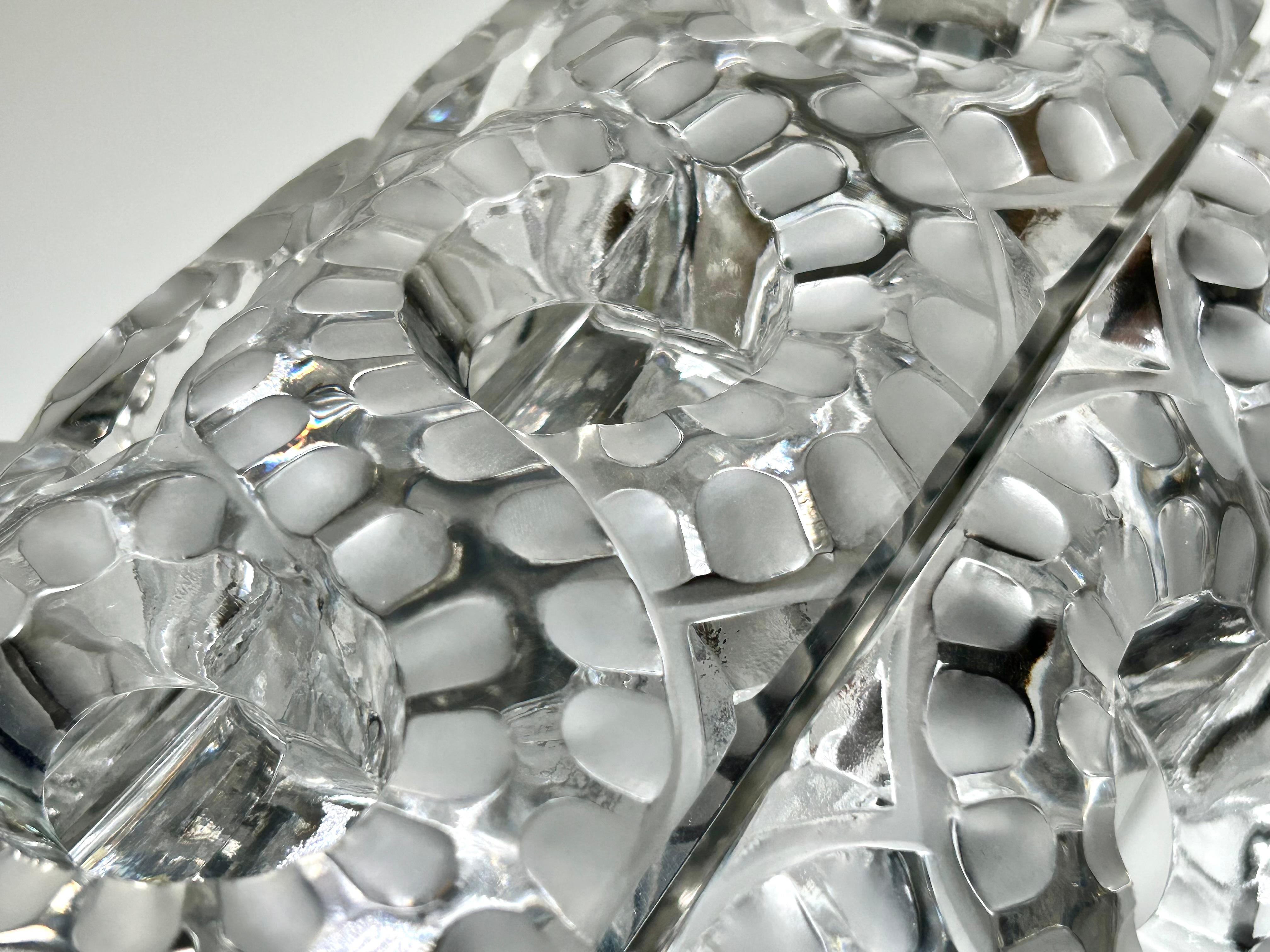 Acier Applique Séville de Lalique, France, années 2000 en vente