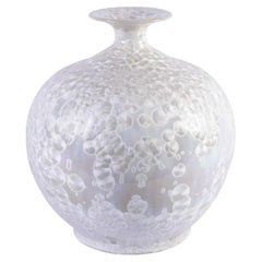 Vase à grenades en cristal coquillage