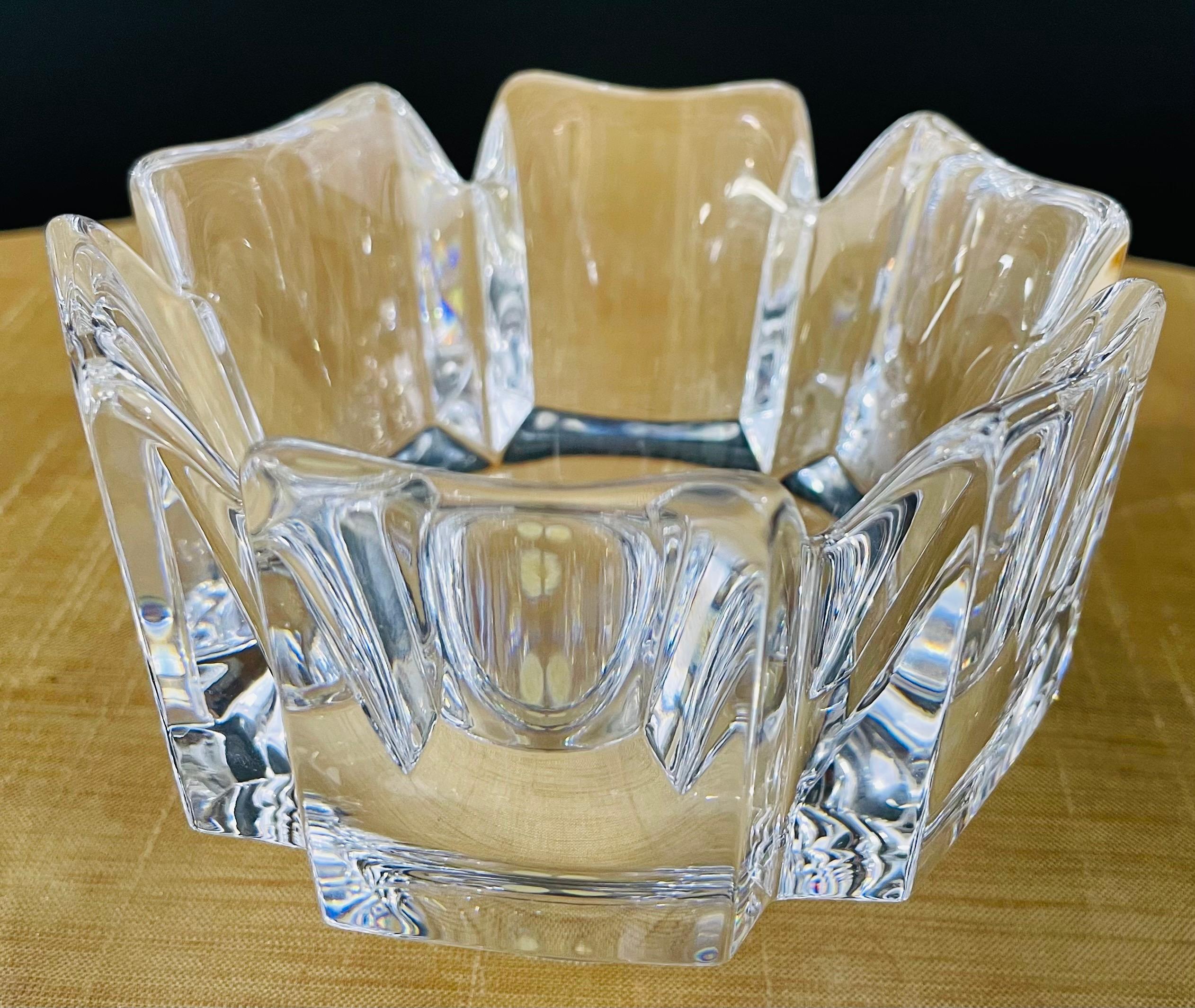 Crystal Small Dishes or Ashtrays, a Set of 7 6