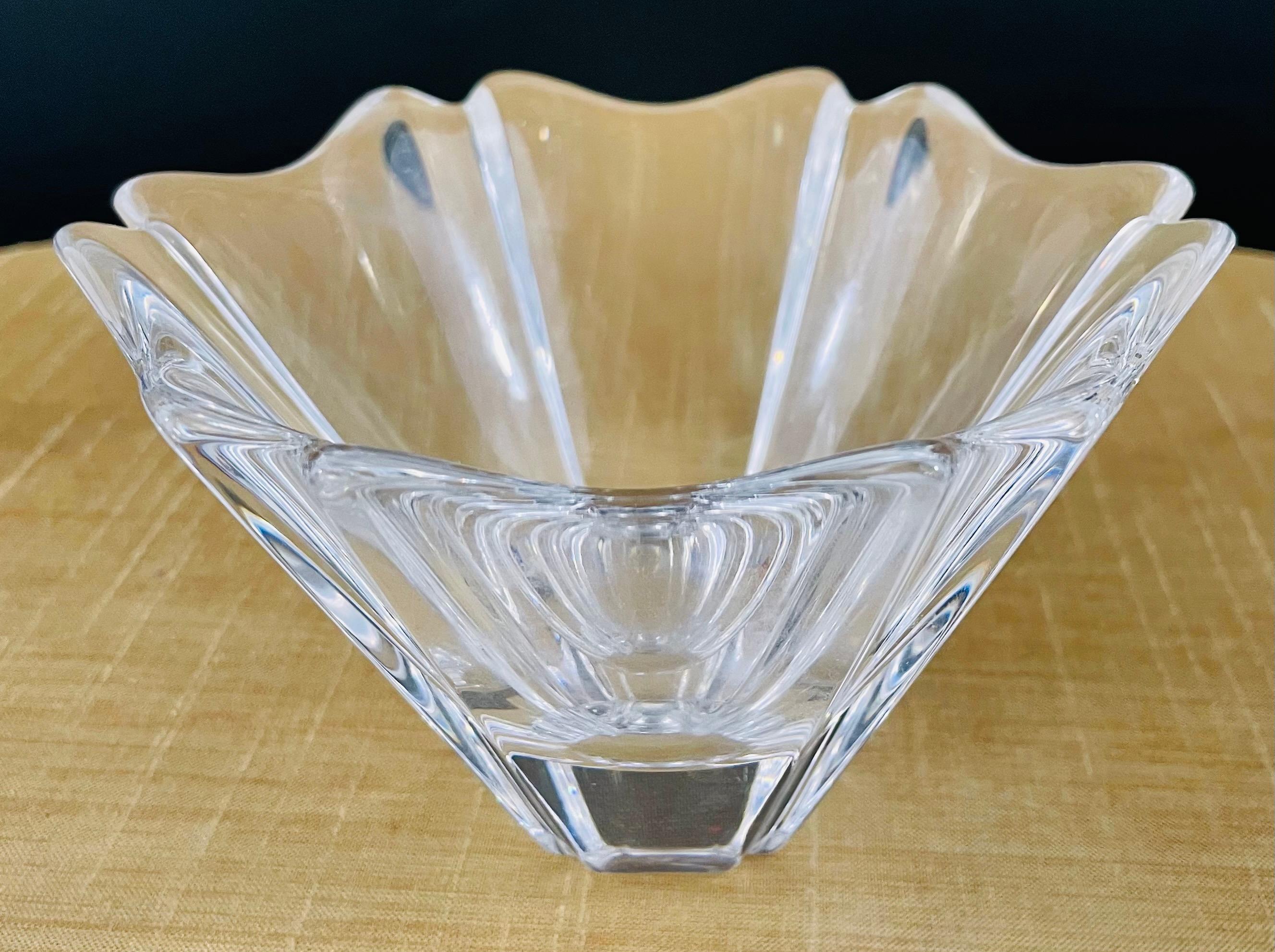 Crystal Small Dishes or Ashtrays, a Set of 7 3