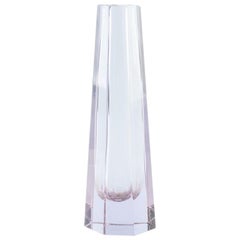 Vintage Crystal Soliflore Vase, Northern Europe, 1980s