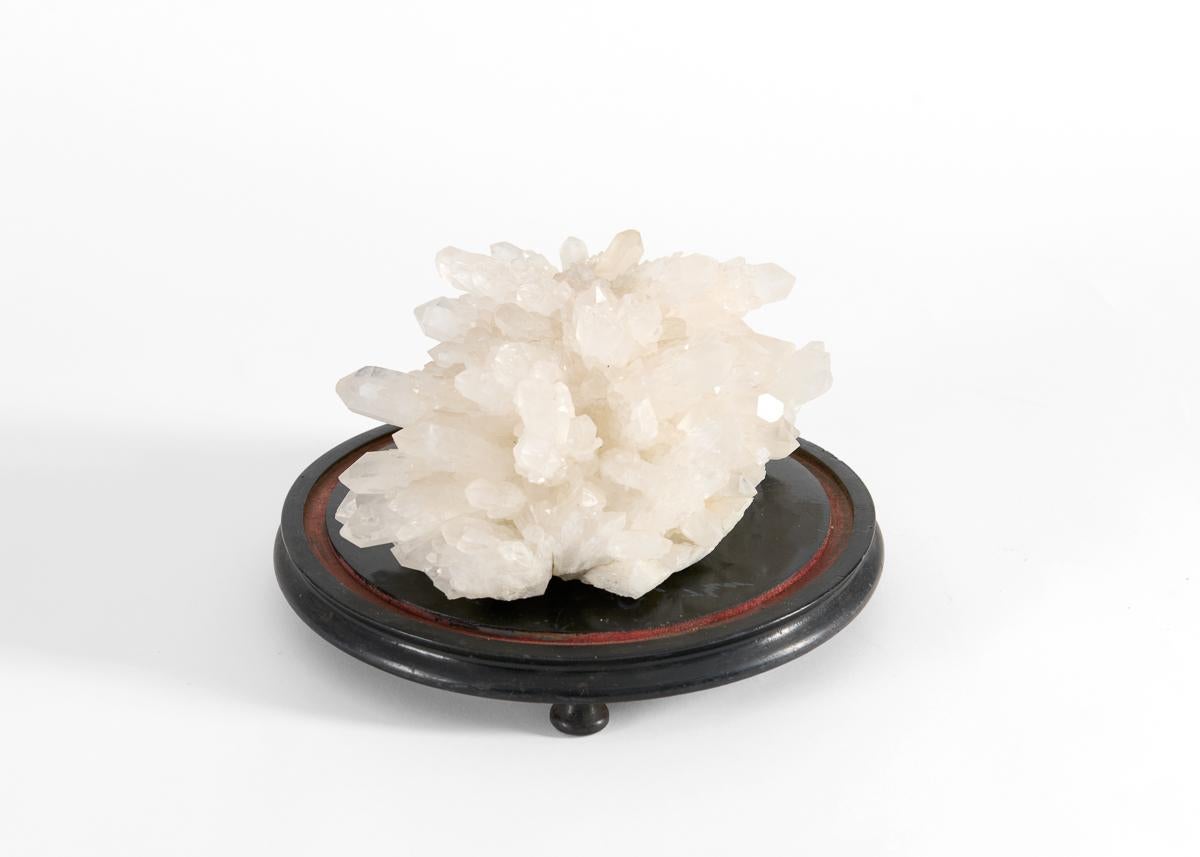 American Crystal Specimen on Wood Stand For Sale