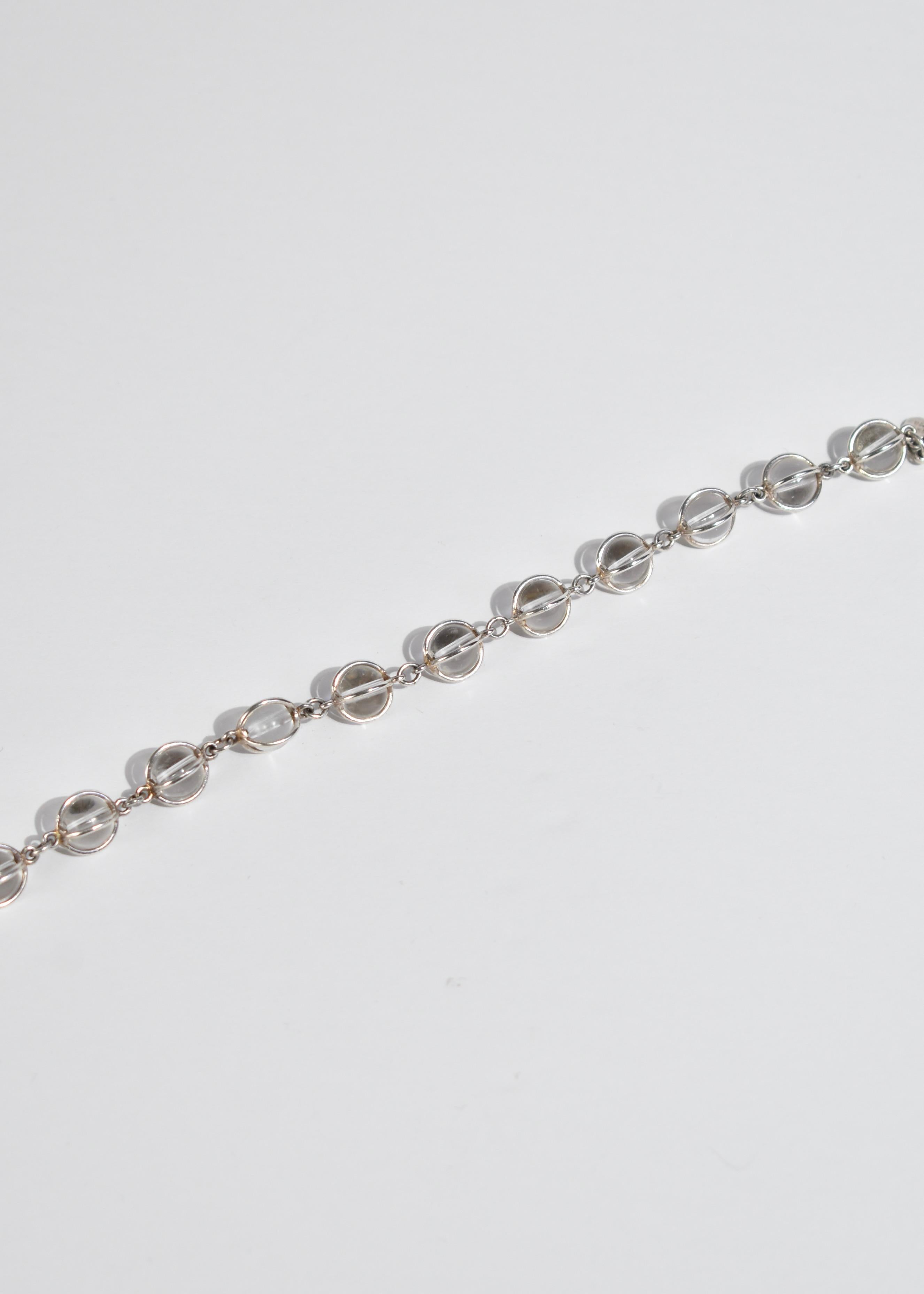 Bead Crystal Sphere Bracelet