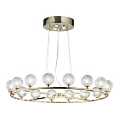 Crystal Spheres Chandelier