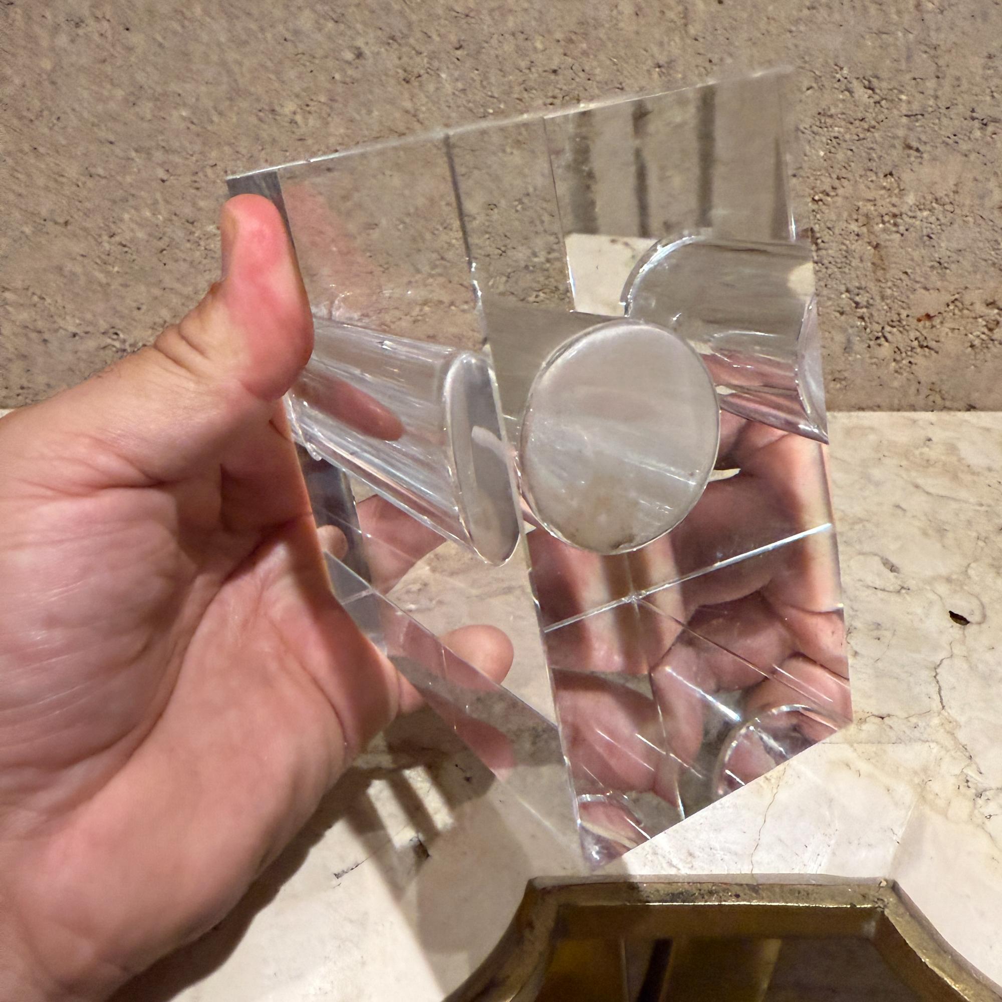 Quadratische Blumenvase aus Kristall TIZO im Angebot 3