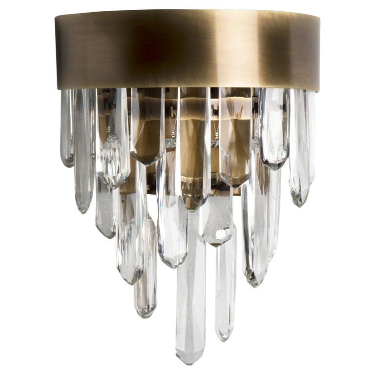 Crystal Sticks Wall Lamp For Sale at 1stDibs
