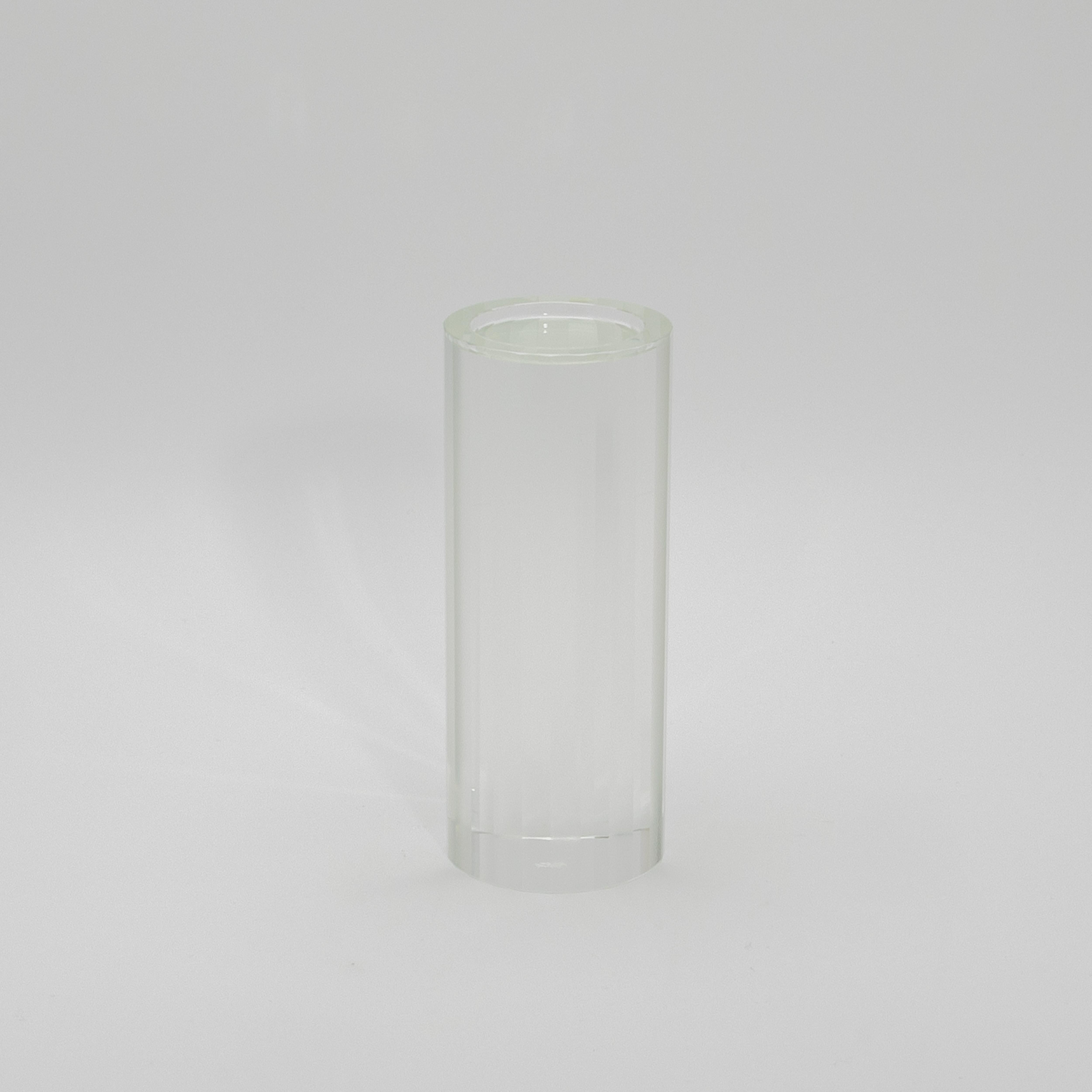 Contemporary Crystal Stripe Pillar by KA Glass For Sale