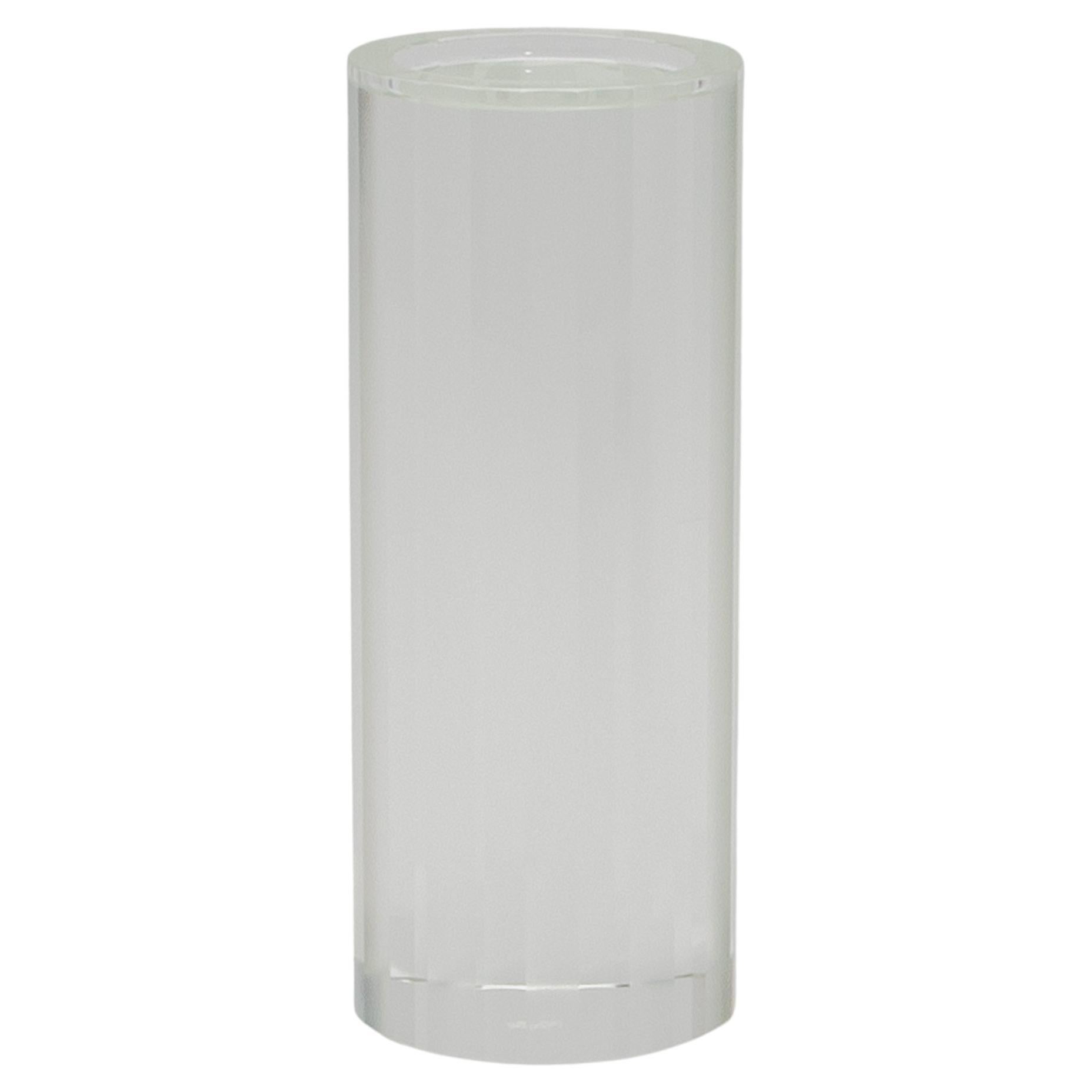 Crystal Stripe Pillar by KA Glass