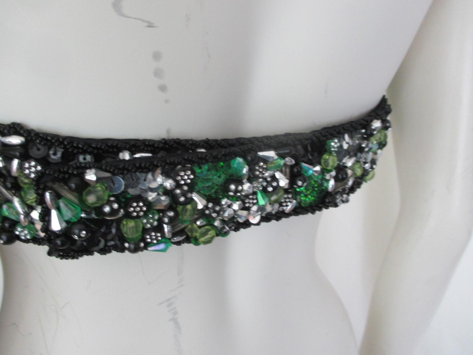 Crystal Studded Show Bra In Good Condition For Sale In Amsterdam, NL