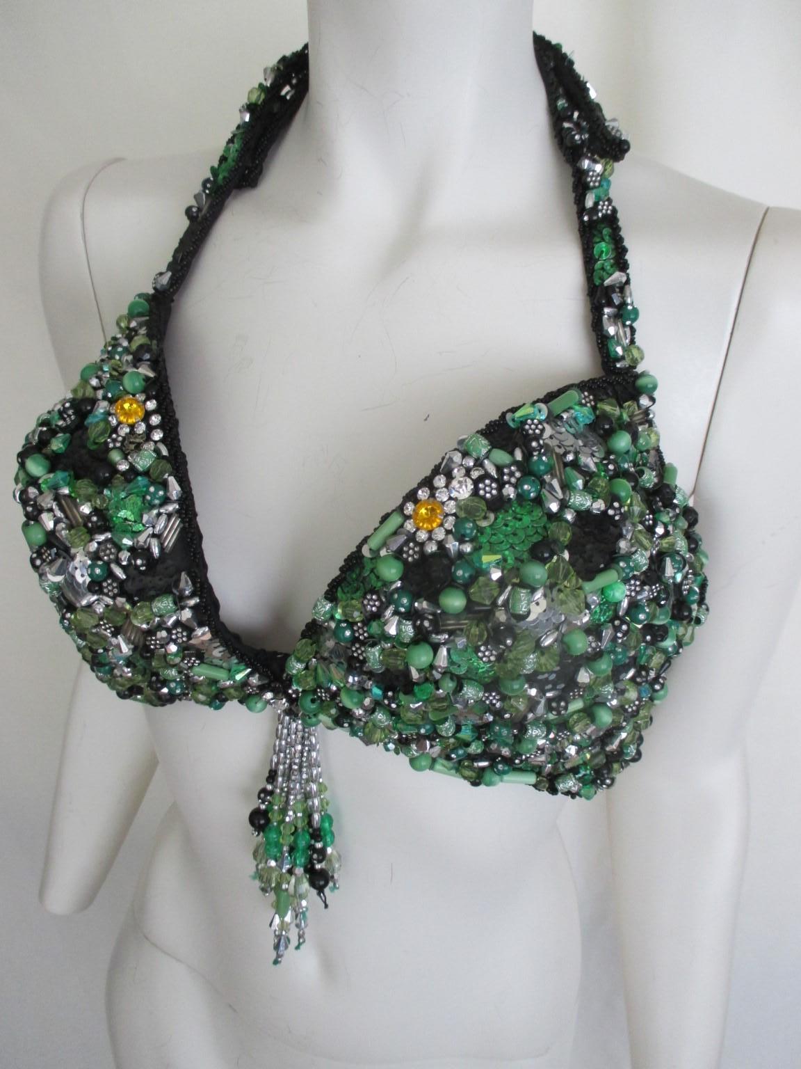 Crystal Studded Show Bra For Sale 1