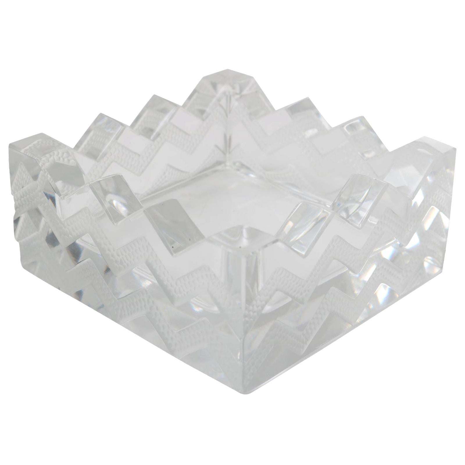 Crystal "Sudan" Ash Tray by Lalique