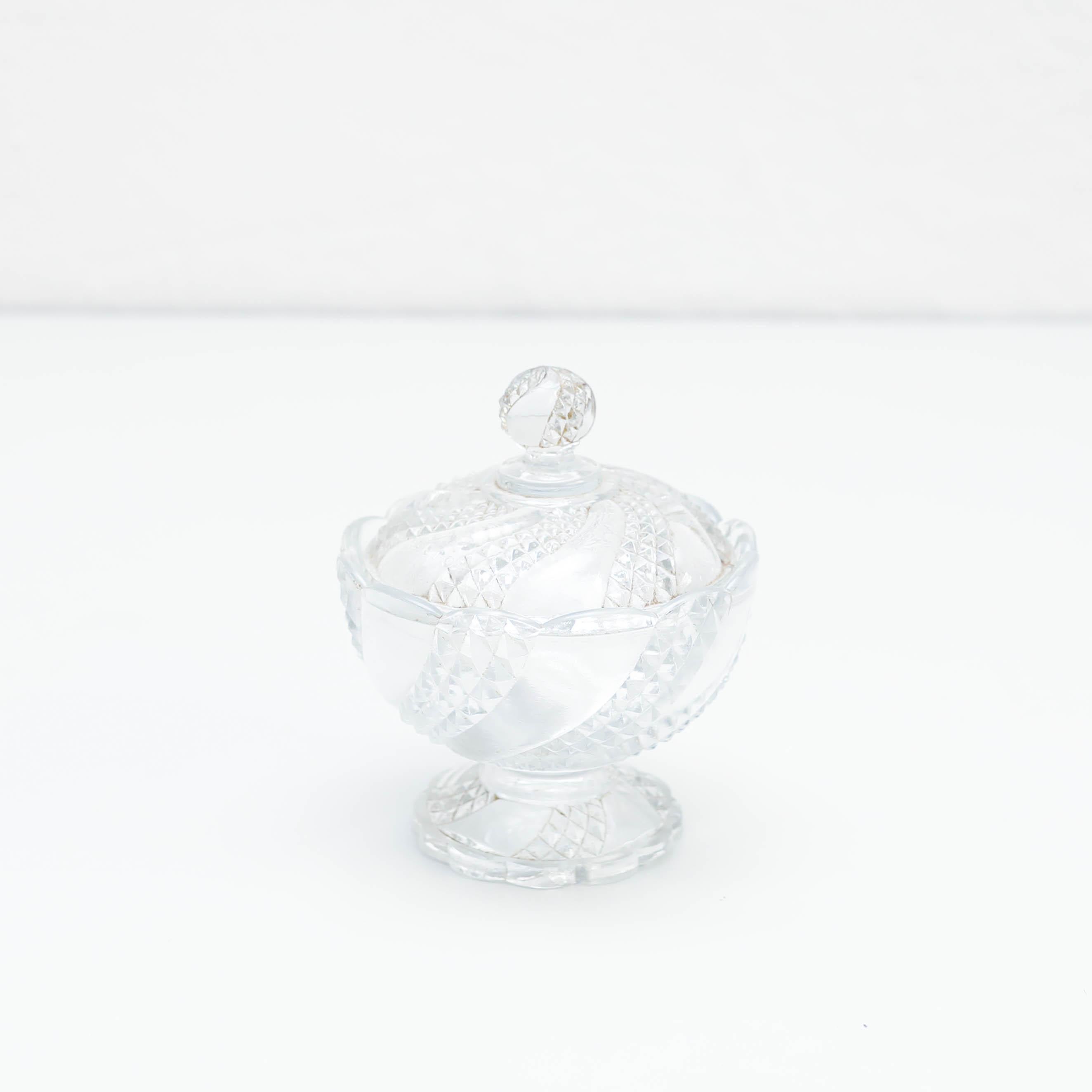 zuckerdose glas kristall