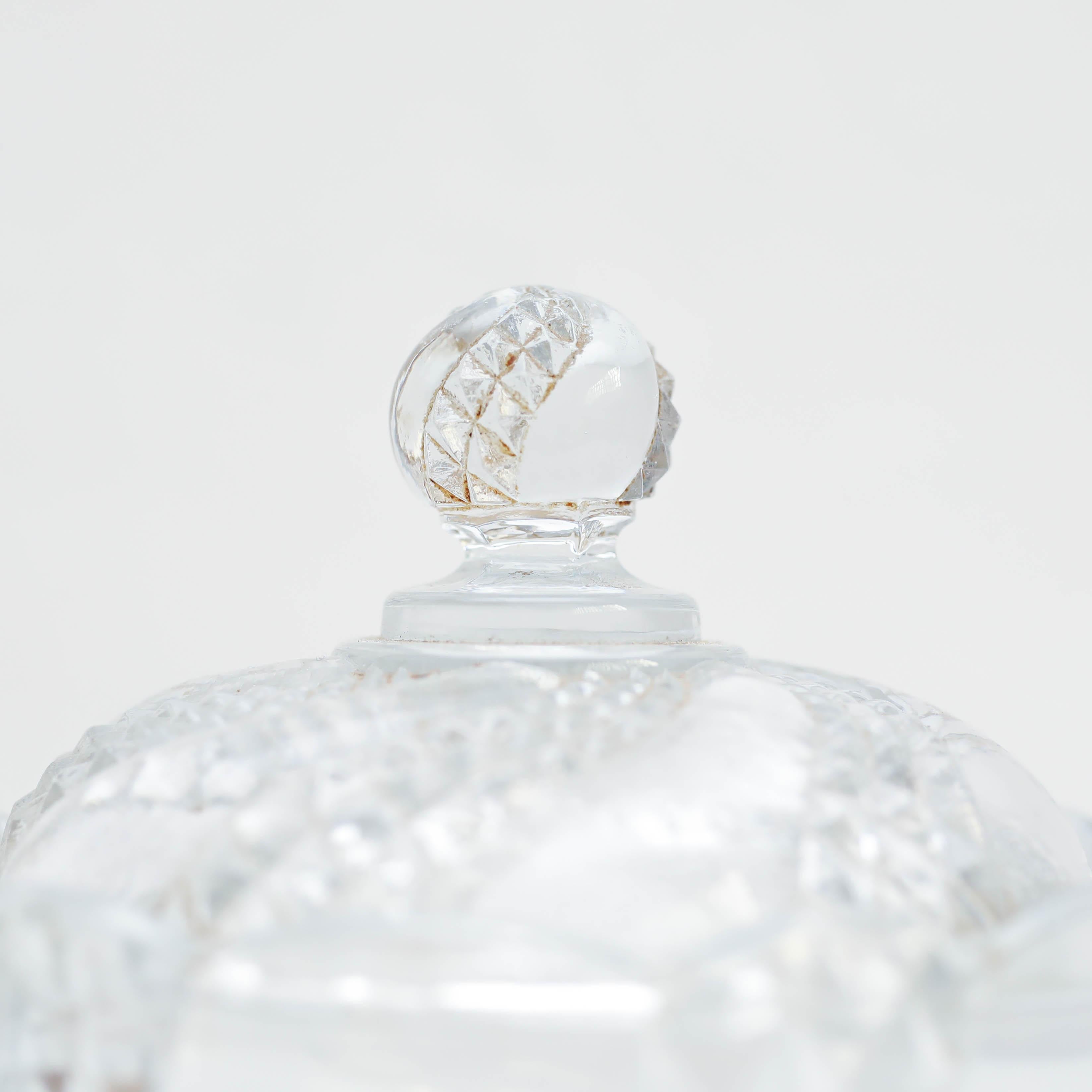 Early 20th Century Crystal Sugar Bowl, circa 1930