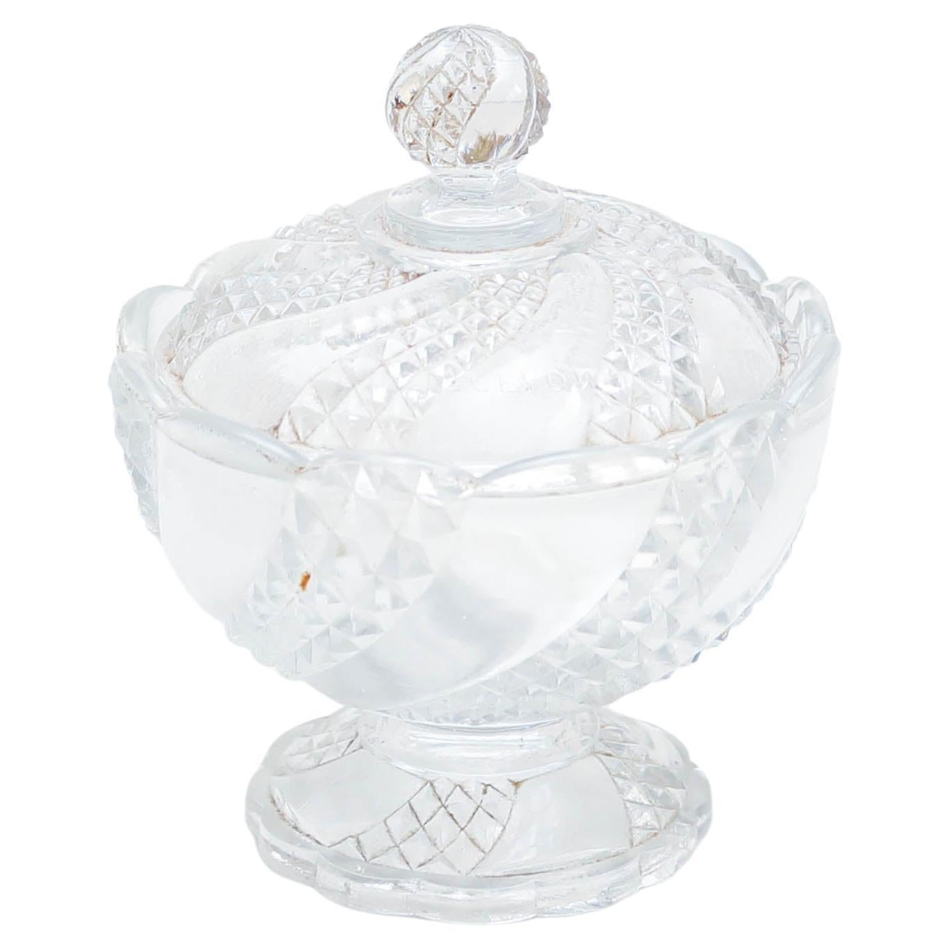 Azucarero de cristal, circa 1930