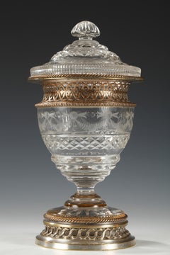 Crystal Sugar Bowl, France, Circa 1880
