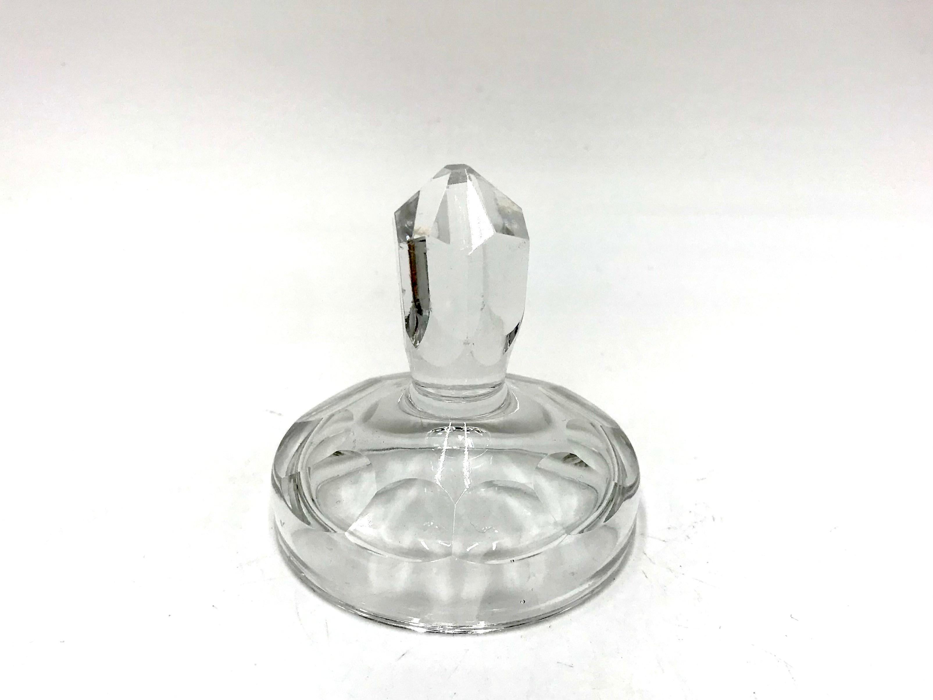 Crystal Sugar Bowl, Poland, 1960s In Good Condition For Sale In Chorzów, PL