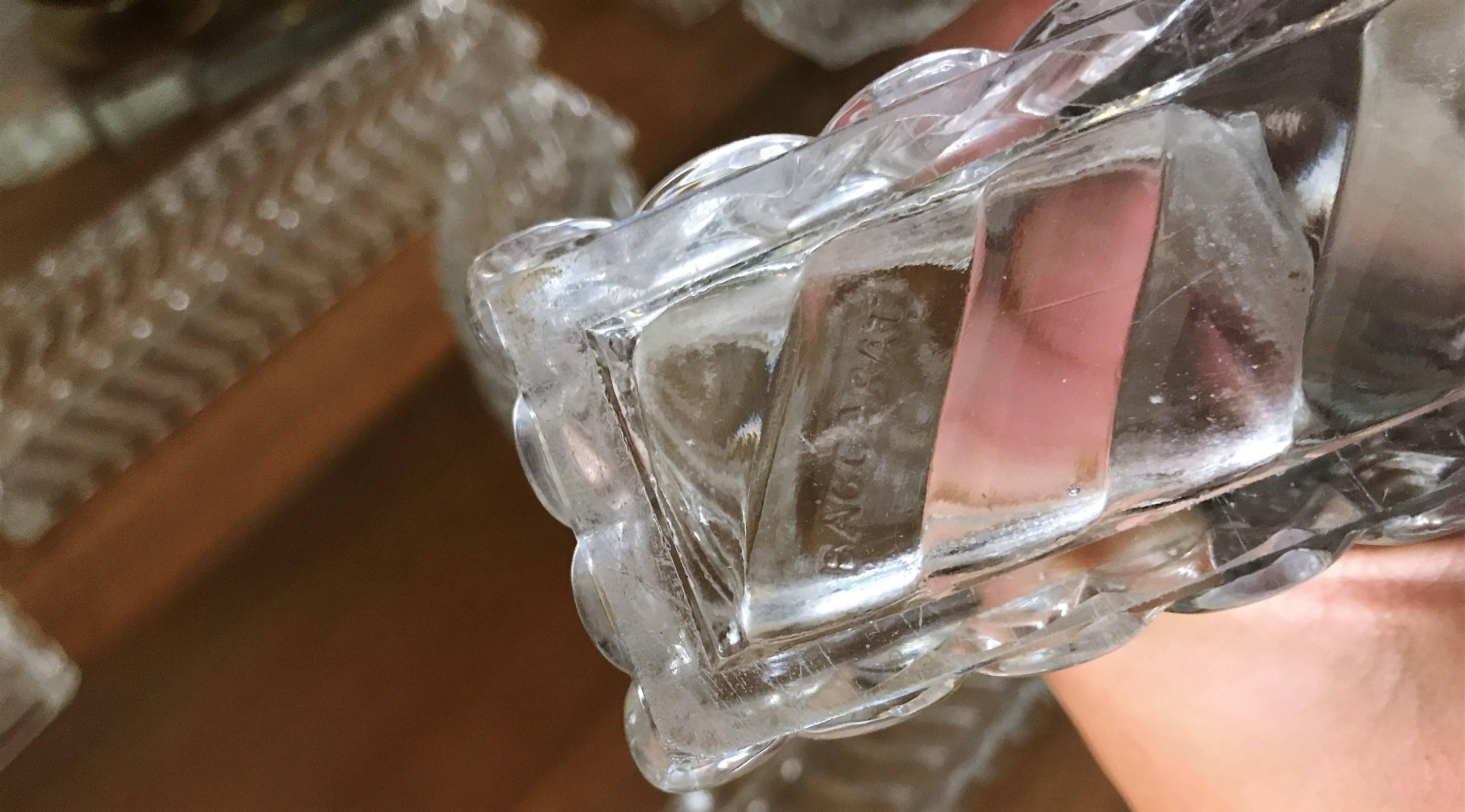 Surtout de Table o Centro de Mesa de Cristal, Baccarat Francia, 28 Piezas, circa 1910 Francés en venta