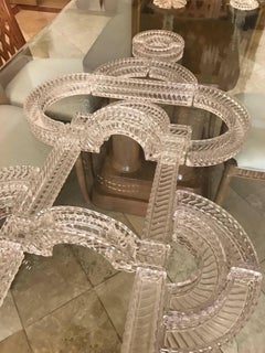 Crystal Surtout De Table or Centrepiece, Baccarat France, 32 Pieces, circa 1910