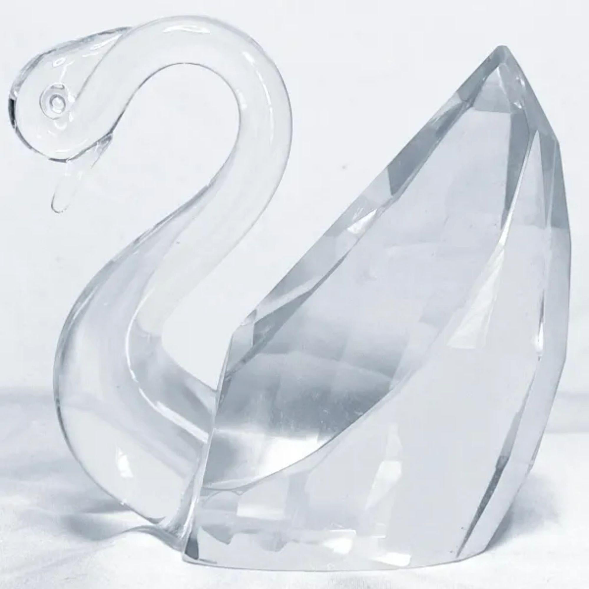 Crystal Swan Paperweight by Shannon Crystal Designs

Additional information: 
Material: Crystal, Glass
Color: Transparent
Style: Postmodern, Vintage
Brand: Shannon Crystal Designs of Ireland
Time Period: 1980s
Place of origin: China
Dimension: 4.5
