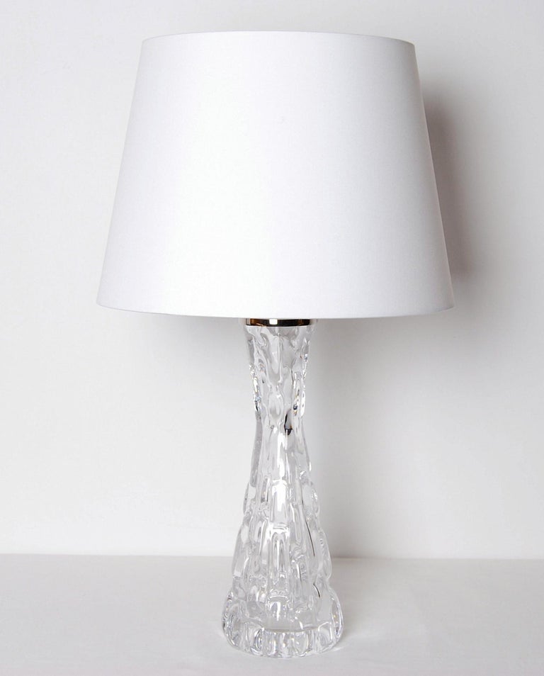 Crystal Table Lamp by Carl Fagerlund, Orrefors at 1stDibs