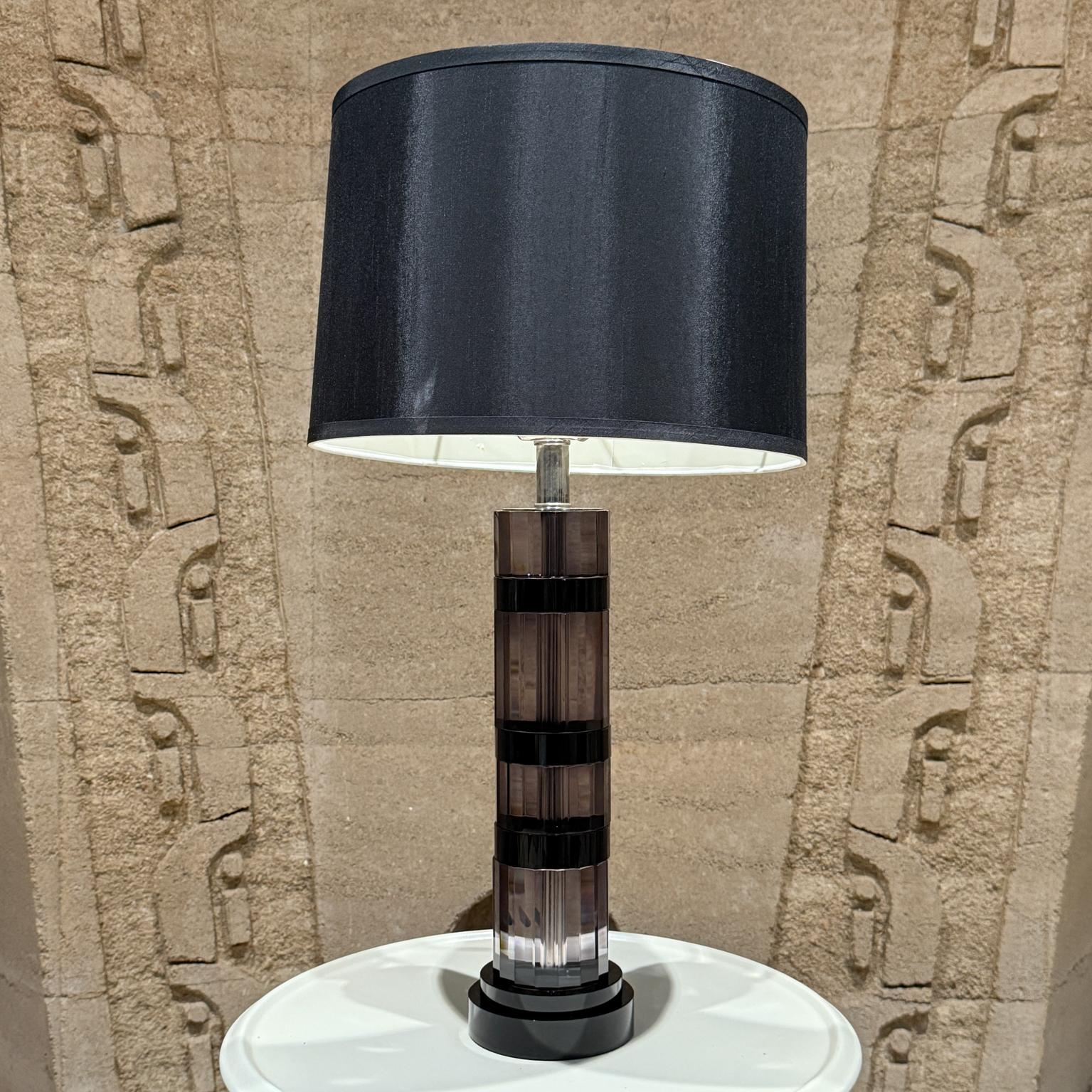 Art Deco Crystal Table Lamp by Ralph Lauren For Sale