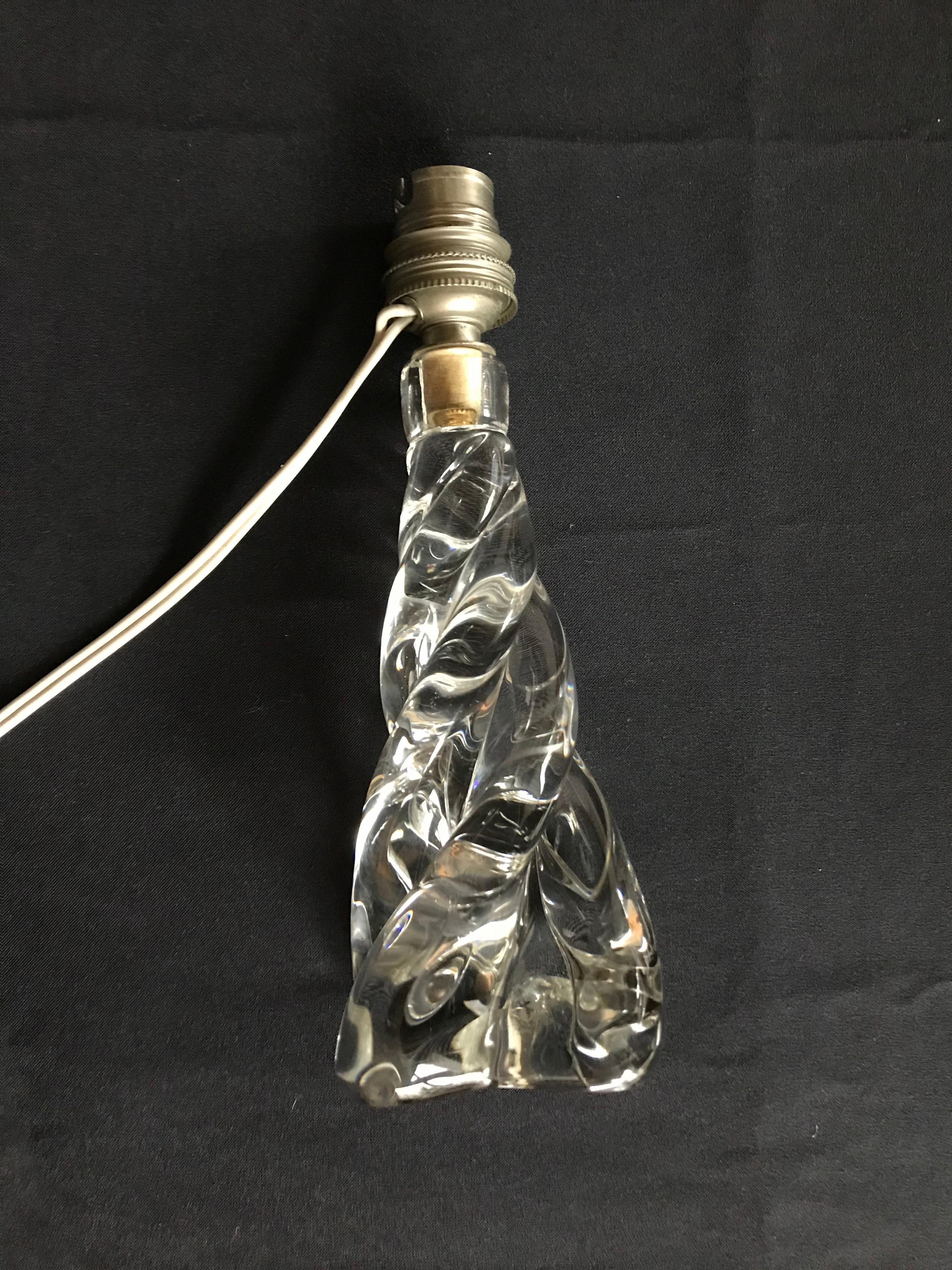 Sèvres-Kristall-Tischlampe, Frankreich, 1950 (Französisch) im Angebot