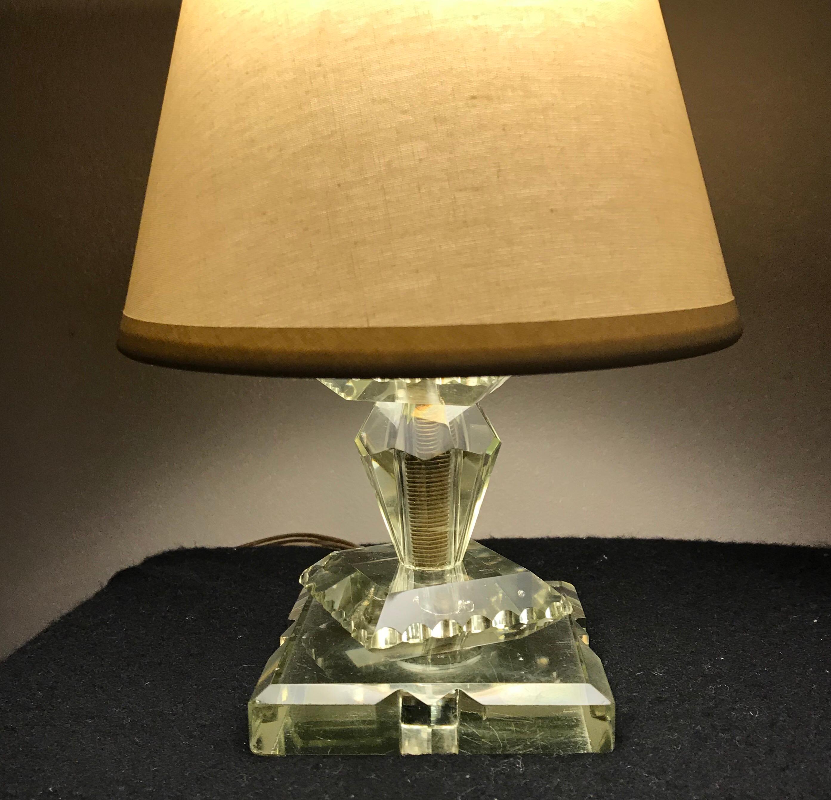 Neoclassical Jacques Adnet Style Table Lamp, France 1950 For Sale