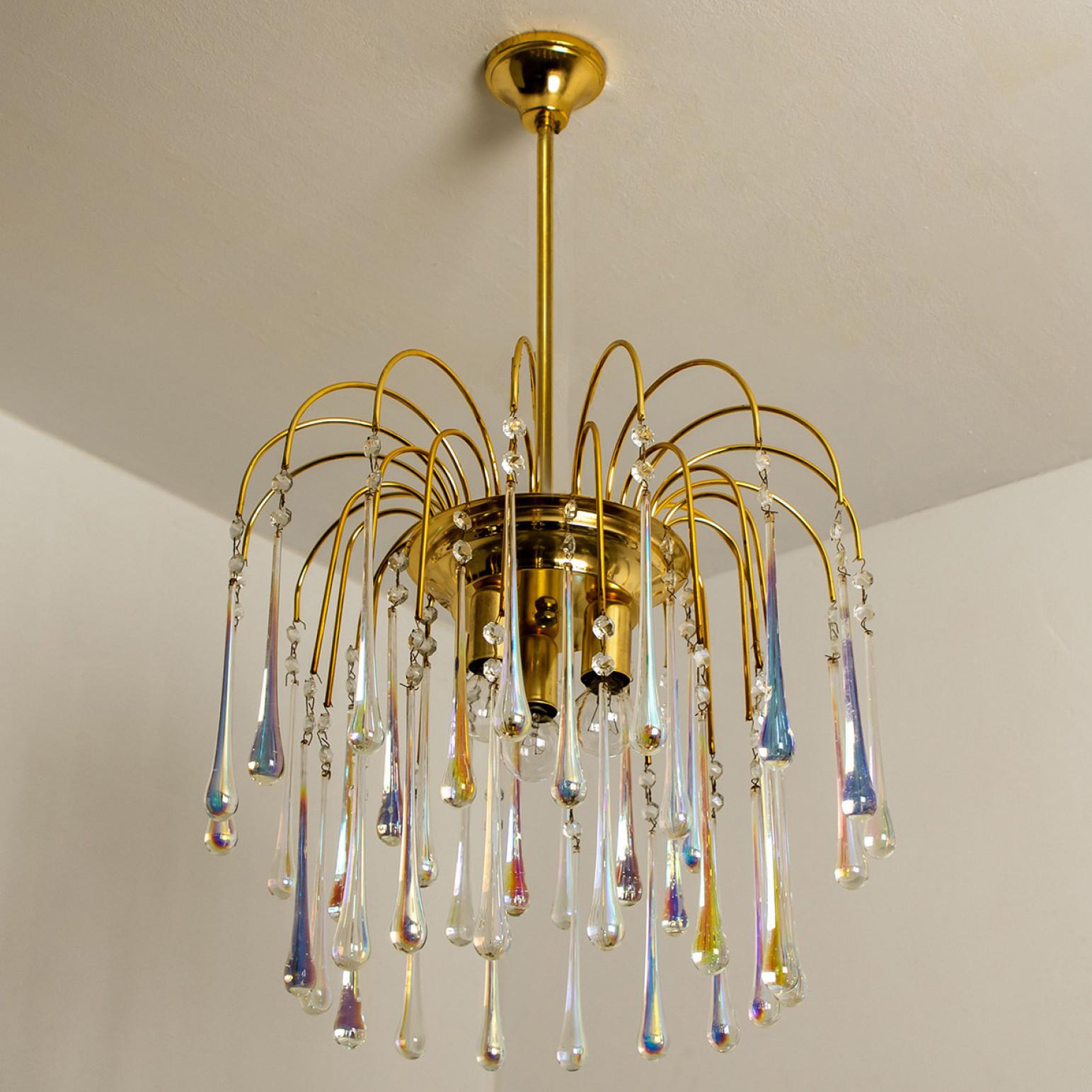 Autre Lustre en cristal de Murano, Italie, années 1950 en vente