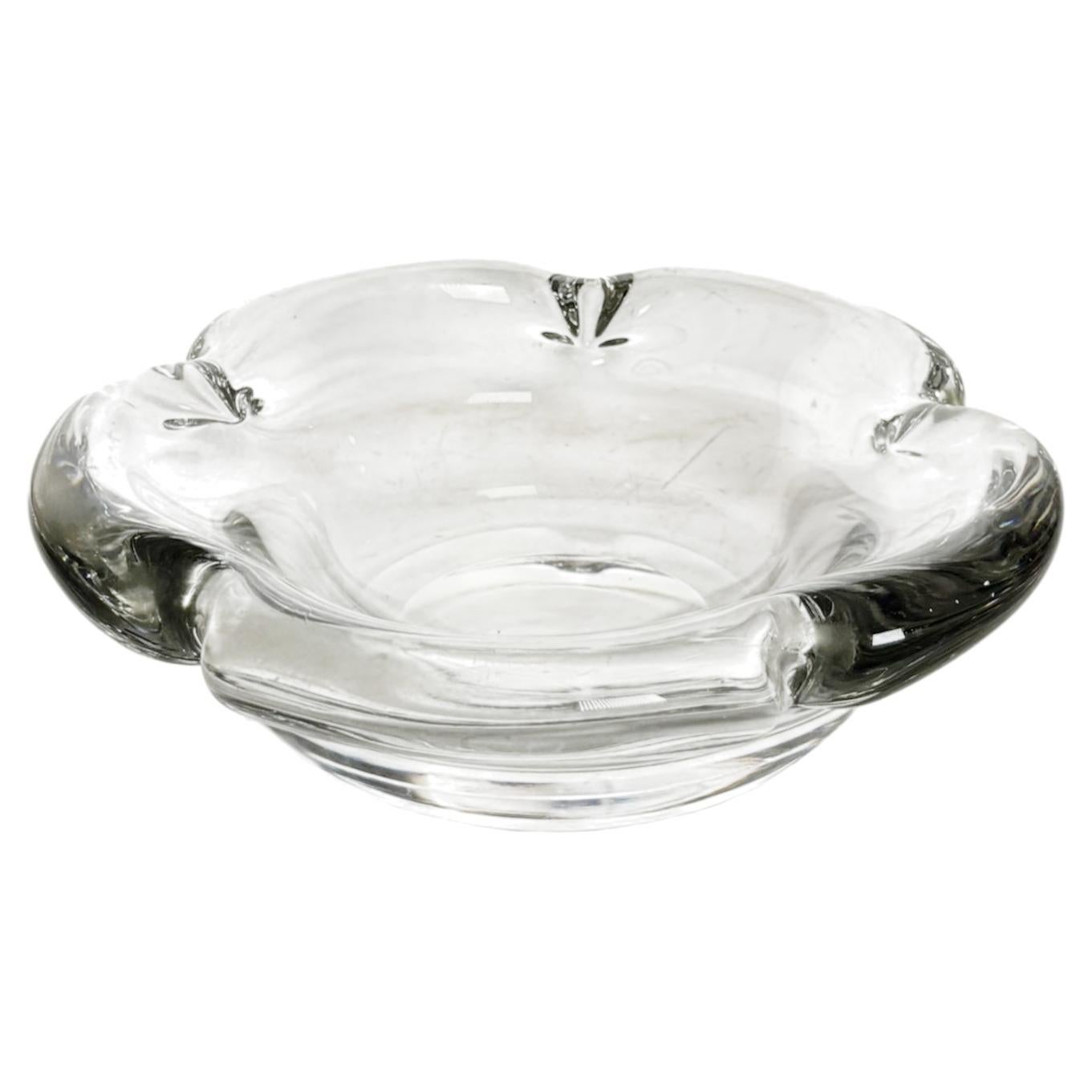 Vide poche de cristal, muy pesado, firmado Daum, Francia en venta