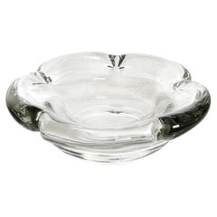 Crystal Vide poche, very heavy, signed Daum, France