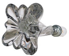 Crystal Twist Form Table Lamp Made in France by Baccarat